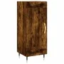 Smoked oak engineered wood sideboard 34.5x34x90 cm by vidaXL, Sideboards - Ref: Foro24-830425, Price: 57,17 €, Discount: %