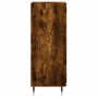 Sideboard aus geräuchertem Eichenholzwerkstoff, 34,5 x 34 x 90 cm von vidaXL, Sideboards - Ref: Foro24-830425, Preis: 57,87 €...