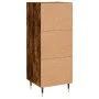 Smoked oak engineered wood sideboard 34.5x34x90 cm by vidaXL, Sideboards - Ref: Foro24-830425, Price: 57,17 €, Discount: %