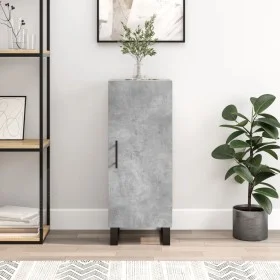 Concrete gray plywood sideboard 34.5x34x90 cm by vidaXL, Sideboards - Ref: Foro24-828568, Price: 76,67 €, Discount: %
