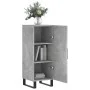 Aparador de madera contrachapada gris hormigón 34,5x34x90 cm de vidaXL, Aparadores - Ref: Foro24-828568, Precio: 76,67 €, Des...