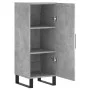 Aparador de madera contrachapada gris hormigón 34,5x34x90 cm de vidaXL, Aparadores - Ref: Foro24-828568, Precio: 76,67 €, Des...