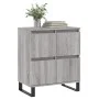 Aparador de madera contrachapada gris Sonoma 60x35x70 cm de vidaXL, Aparadores - Ref: Foro24-831226, Precio: 78,99 €, Descuen...