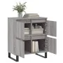 Aparador de madera contrachapada gris Sonoma 60x35x70 cm de vidaXL, Aparadores - Ref: Foro24-831226, Precio: 78,99 €, Descuen...