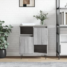 Sonoma Sideboard aus grauem Sperrholz 60x35x70 cm von vidaXL, Sideboards - Ref: Foro24-831194, Preis: 60,79 €, Rabatt: %