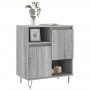 Aparador de madera contrachapada gris Sonoma 60x35x70 cm de vidaXL, Aparadores - Ref: Foro24-831194, Precio: 60,72 €, Descuen...