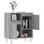 Aparador de madera contrachapada gris Sonoma 60x35x70 cm de vidaXL, Aparadores - Ref: Foro24-831194, Precio: 60,72 €, Descuen...