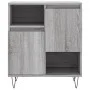 Sonoma Sideboard aus grauem Sperrholz 60x35x70 cm von vidaXL, Sideboards - Ref: Foro24-831194, Preis: 60,05 €, Rabatt: %