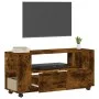 TV cabinet engineered wood smoked oak 102x34.5x43cm by vidaXL, TV Furniture - Ref: Foro24-833747, Price: 68,22 €, Discount: %