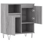 Aparador de madera contrachapada gris Sonoma 60x35x70 cm de vidaXL, Aparadores - Ref: Foro24-831194, Precio: 60,72 €, Descuen...