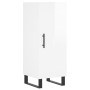 Aparador de madera contrachapada blanco brillante 34,5x34x90 cm de vidaXL, Aparadores - Ref: Foro24-828566, Precio: 85,32 €, ...