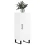 Aparador de madera contrachapada blanco brillante 34,5x34x90 cm de vidaXL, Aparadores - Ref: Foro24-828566, Precio: 84,05 €, ...