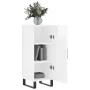 Aparador de madera contrachapada blanco brillante 34,5x34x90 cm de vidaXL, Aparadores - Ref: Foro24-828566, Precio: 84,05 €, ...
