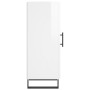 Aparador de madera contrachapada blanco brillante 34,5x34x90 cm de vidaXL, Aparadores - Ref: Foro24-828566, Precio: 85,32 €, ...