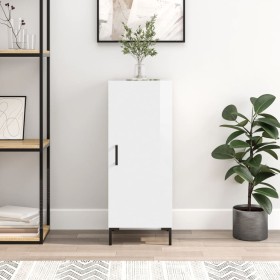 Glossy white plywood sideboard 34.5x34x90 cm by vidaXL, Sideboards - Ref: Foro24-828542, Price: 66,30 €, Discount: %