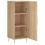 Sideboard aus Sonoma-Eichensperrholz, 34,5 x 34 x 90 cm von vidaXL, Sideboards - Ref: Foro24-828527, Preis: 50,98 €, Rabatt: %