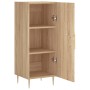 Sonoma oak plywood sideboard 34.5x34x90 cm by vidaXL, Sideboards - Ref: Foro24-828527, Price: 53,03 €, Discount: %