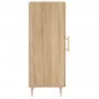 Sideboard aus Sonoma-Eichensperrholz, 34,5 x 34 x 90 cm von vidaXL, Sideboards - Ref: Foro24-828527, Preis: 50,98 €, Rabatt: %