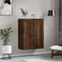 Wandschrank aus braunem Eichenholzwerkstoff, 69,5 x 34 x 90 cm von vidaXL, Sideboards - Ref: Foro24-830395, Preis: 76,19 €, R...