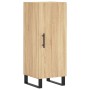 Sideboard aus Sonoma-Eichensperrholz, 34,5 x 34 x 90 cm von vidaXL, Sideboards - Ref: Foro24-828567, Preis: 77,90 €, Rabatt: %