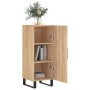 Sideboard aus Sonoma-Eichensperrholz, 34,5 x 34 x 90 cm von vidaXL, Sideboards - Ref: Foro24-828567, Preis: 77,90 €, Rabatt: %