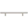 Tiradores para armarios 10 uds acero inoxidable plateado 160 mm