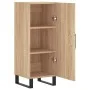 Sideboard aus Sonoma-Eichensperrholz, 34,5 x 34 x 90 cm von vidaXL, Sideboards - Ref: Foro24-828567, Preis: 76,67 €, Rabatt: %