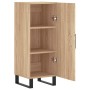 Sideboard aus Sonoma-Eichensperrholz, 34,5 x 34 x 90 cm von vidaXL, Sideboards - Ref: Foro24-828567, Preis: 77,90 €, Rabatt: %