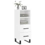 Glossy white plywood sideboard 34.5x34x90 cm by vidaXL, Sideboards - Ref: Foro24-828694, Price: 62,05 €, Discount: %
