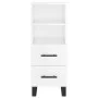 Glossy white plywood sideboard 34.5x34x90 cm by vidaXL, Sideboards - Ref: Foro24-828694, Price: 62,05 €, Discount: %