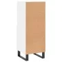 Glossy white plywood sideboard 34.5x34x90 cm by vidaXL, Sideboards - Ref: Foro24-828694, Price: 62,05 €, Discount: %