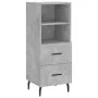 Betongraues Sperrholz-Sideboard 34,5 x 34 x 90 cm von vidaXL, Sideboards - Ref: Foro24-828688, Preis: 49,20 €, Rabatt: %