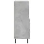 Aparador de madera contrachapada gris hormigón 34,5x34x90 cm de vidaXL, Aparadores - Ref: Foro24-828688, Precio: 49,20 €, Des...