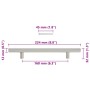 Tiradores para armarios 10 uds acero inoxidable plateado 160 mm