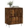 Sideboard aus geräuchertem Eichensperrholz, 60 x 35 x 70 cm von vidaXL, Sideboards - Ref: Foro24-831217, Preis: 68,04 €, Raba...