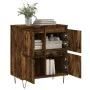 Sideboard aus geräuchertem Eichensperrholz, 60 x 35 x 70 cm von vidaXL, Sideboards - Ref: Foro24-831217, Preis: 67,17 €, Raba...