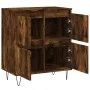 Sideboard aus geräuchertem Eichensperrholz, 60 x 35 x 70 cm von vidaXL, Sideboards - Ref: Foro24-831217, Preis: 67,17 €, Raba...