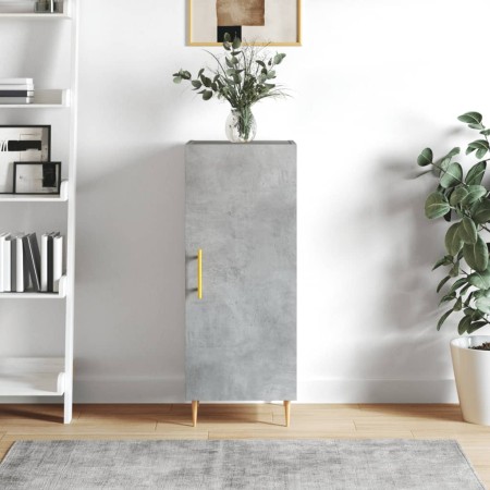 Betongraues Sperrholz-Sideboard 34,5 x 34 x 90 cm von vidaXL, Sideboards - Ref: Foro24-828528, Preis: 38,22 €, Rabatt: %