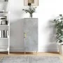 Aparador de madera contrachapada gris hormigón 34,5x34x90 cm de vidaXL, Aparadores - Ref: Foro24-828528, Precio: 37,91 €, Des...