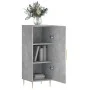 Aparador de madera contrachapada gris hormigón 34,5x34x90 cm de vidaXL, Aparadores - Ref: Foro24-828528, Precio: 37,91 €, Des...