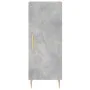 Aparador de madera contrachapada gris hormigón 34,5x34x90 cm de vidaXL, Aparadores - Ref: Foro24-828528, Precio: 37,91 €, Des...