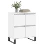 Weißes Sperrholz-Sideboard 60x35x70 cm von vidaXL, Sideboards - Ref: Foro24-831220, Preis: 74,54 €, Rabatt: %