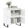 Weißes Sperrholz-Sideboard 60x35x70 cm von vidaXL, Sideboards - Ref: Foro24-831220, Preis: 73,76 €, Rabatt: %