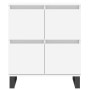Aparador de madera contrachapada blanco 60x35x70 cm de vidaXL, Aparadores - Ref: Foro24-831220, Precio: 74,49 €, Descuento: %