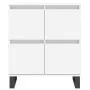 Weißes Sperrholz-Sideboard 60x35x70 cm von vidaXL, Sideboards - Ref: Foro24-831220, Preis: 73,76 €, Rabatt: %