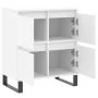 Weißes Sperrholz-Sideboard 60x35x70 cm von vidaXL, Sideboards - Ref: Foro24-831220, Preis: 73,76 €, Rabatt: %