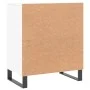Weißes Sperrholz-Sideboard 60x35x70 cm von vidaXL, Sideboards - Ref: Foro24-831220, Preis: 73,76 €, Rabatt: %