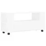 White engineered wood TV cabinet 102x34.5x43 cm by vidaXL, TV Furniture - Ref: Foro24-833742, Price: 88,80 €, Discount: %