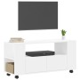 Weißer TV-Schrank aus Holzwerkstoff, 102 x 34,5 x 43 cm von vidaXL, TV-Möbel - Ref: Foro24-833742, Preis: 93,68 €, Rabatt: %