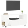 Weißer TV-Schrank aus Holzwerkstoff, 102 x 34,5 x 43 cm von vidaXL, TV-Möbel - Ref: Foro24-833742, Preis: 93,68 €, Rabatt: %